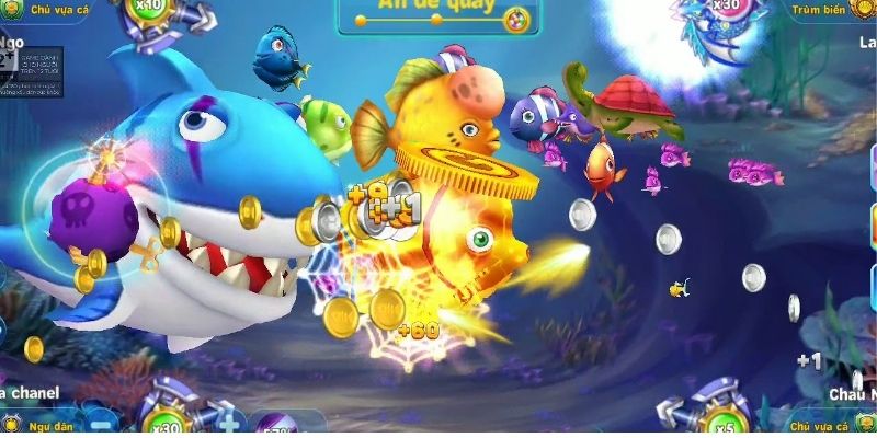 Hướng dẫn nạp tiền vào game Tiểu tiên cá